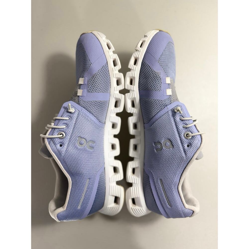 On Cloud 5 Women’s Size 9 Nimbus Alloy Purple Blue White Running Shoes Sneakers - Picture 6 of 9